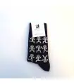 Chaussettes Bonhomme créateurs laine mérinos fantaisie