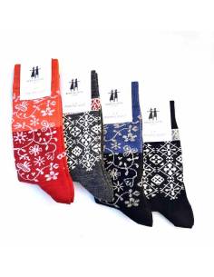 Women's merino wool socks jacquard Bengt & Lotta