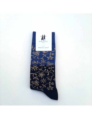 Women's merino wool socks jacquard Bengt & Lotta