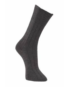 Socks grey khaki 40% wool non comprimantes