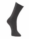 Socks grey khaki 40% wool non comprimantes