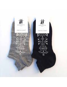 Women's merino wool socks jacquard Bengt & Lotta 2