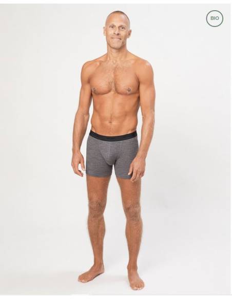 Men's boxer shorts in organic pure Merino Wool