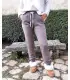 Pantalon laine mérinos femme jogging sport noir ou gris