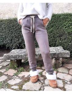Women's merinowool tracksuit pants grey or black