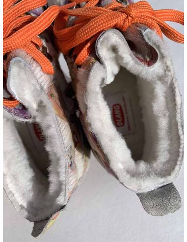 Bottines mi chevilles après ski en cuir et fourrure chaude et tendance 