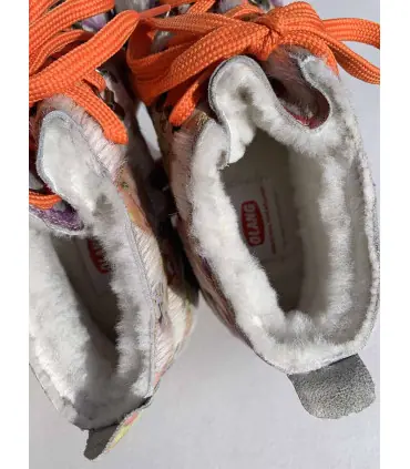 Bottines mi chevilles après ski en cuir et fourrure chaude et tendance 