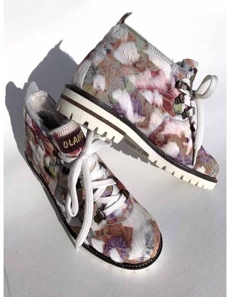 Leder Schneeschuhe, wasserdichte Textilien fur Damen- Olang Tania