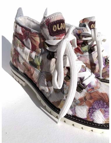 Leder Schneeschuhe, wasserdichte Textilien fur Damen- Olang Tania