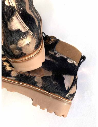 Leder Schneeschuhe, wasserdichte Textilien fur Damen- Olang Tania