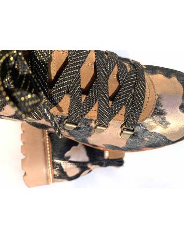 Botas de nieve de cuero, textiles impermeables para las mujeres - Olang Tania