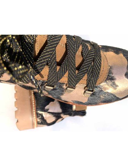Leder Schneeschuhe, wasserdichte Textilien fur Damen- Olang Tania