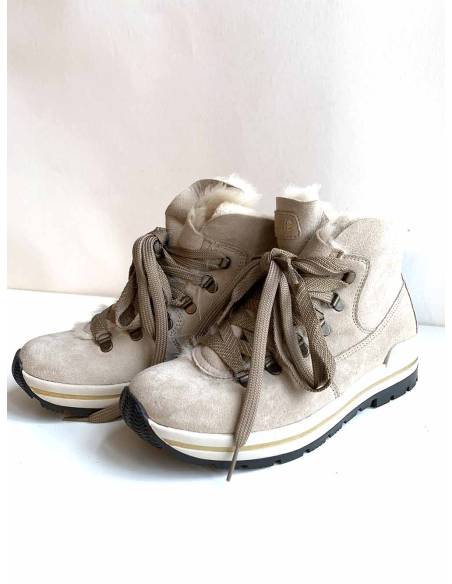 Botas de mujer para el frío extremo en auténtica piel de oveja - Olang Rosa