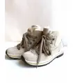 Olang Aurora real sheepskin cold weather shoes for women in beige or black