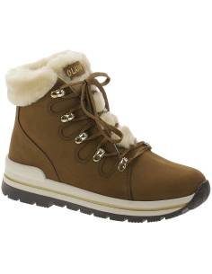 Women's winter sheepskin boots Olang Gufo mocha