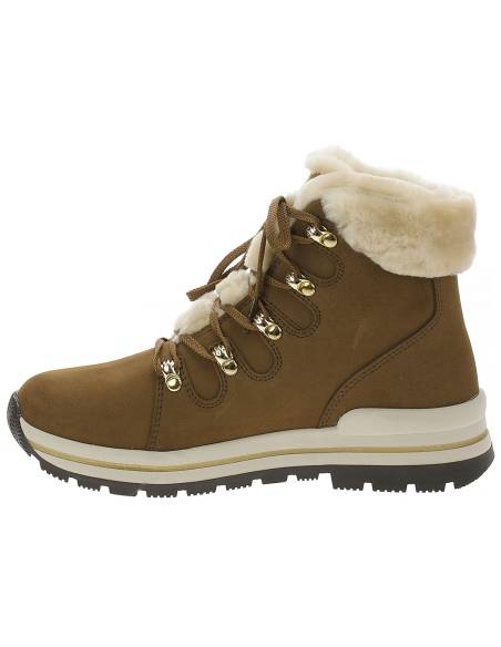 Women's winter sheepskin boots Olang Gufo mocha