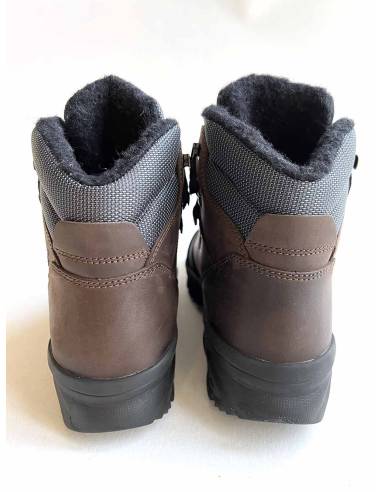 Men's snow boot hydro repellent natural York leather upper