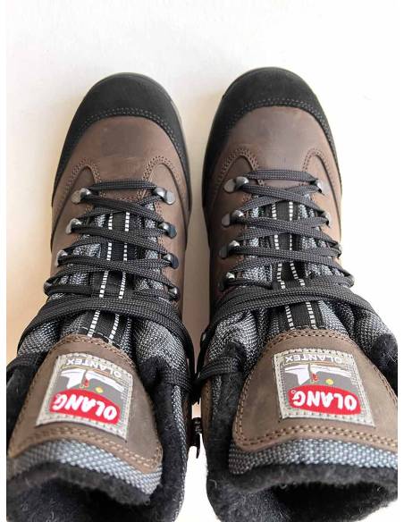 Men's snow boot hydro repellent natural York leather upper