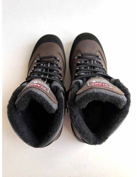Men's snow boot hydro repellent natural York leather upper
