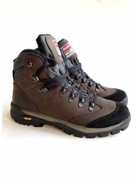 Men's snow boot hydro repellent natural York leather upper
