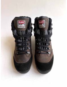 Men's snow boot hydro repellent natural York leather upper