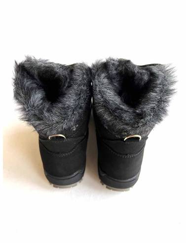 Bottines sportives cuir rouge hydrofuge Olang femme