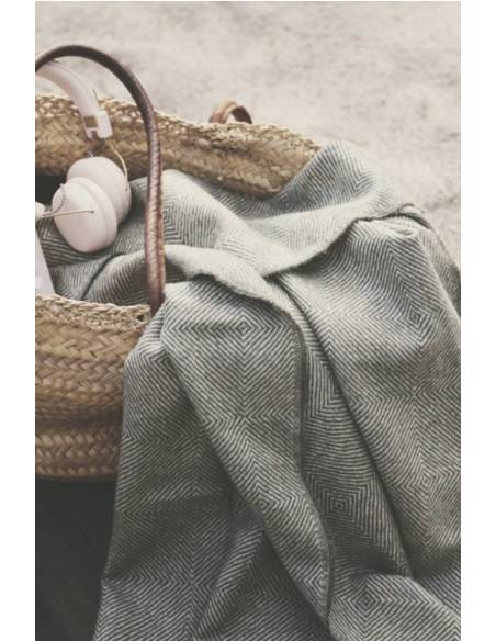 Luxurious baby alpaca throws with patterns