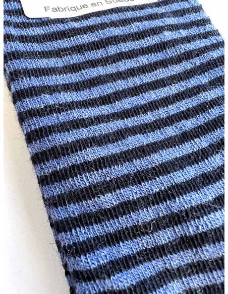 Wool Socks city woman extra fine striped