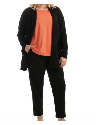 Gilet femme laine mérinos et soie 