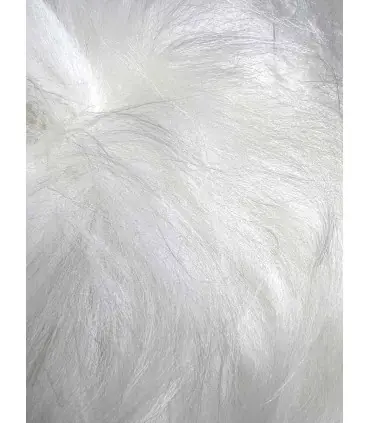 Coussin en peau d'agneau véritable poils long mouton 
