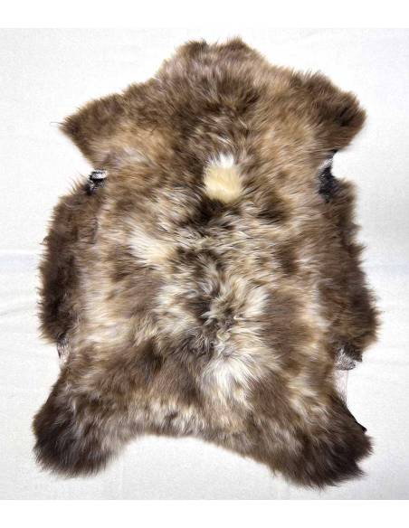 Peau de mouton véritable de décoration poils longs de luxe islandaise peau d'agneau 