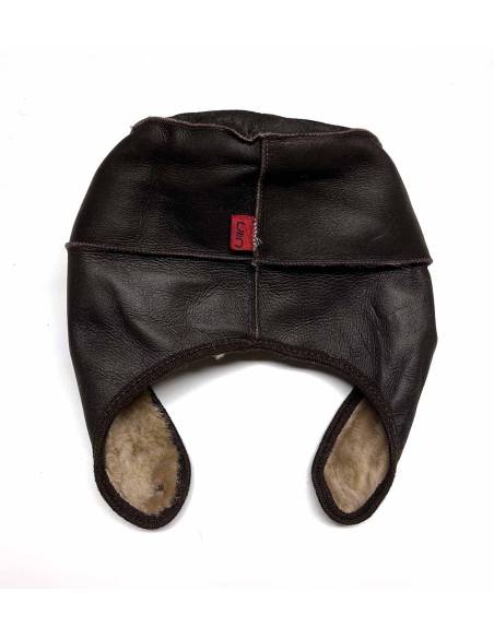 Nordic Chapkas Genuine sheepkin leather brown