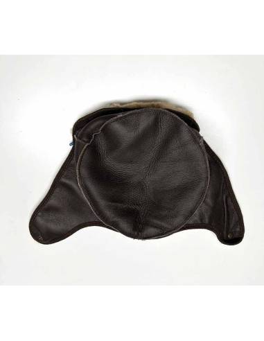 Nordic Chapkas Genuine sheepkin leather brown