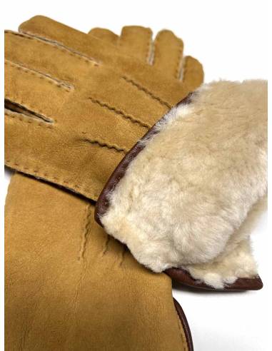 Luxuriöse Lammfell Handschuhe