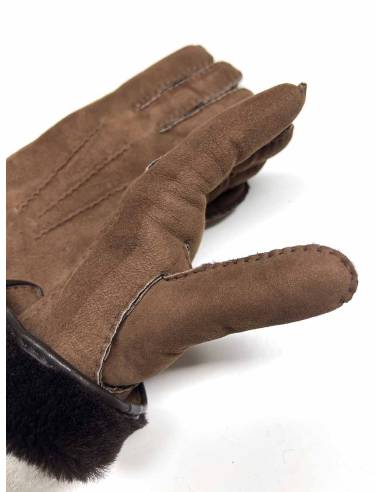 Luxuriöse Lammfell Handschuhe