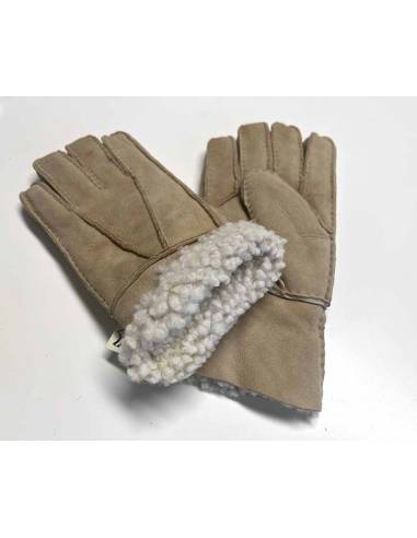 Guantes de piel de cordero genuino