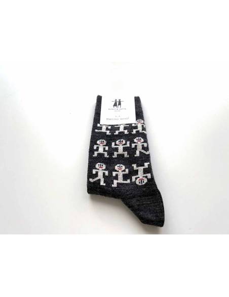 Women's merino wool socks jacquard Bengt & Lotta