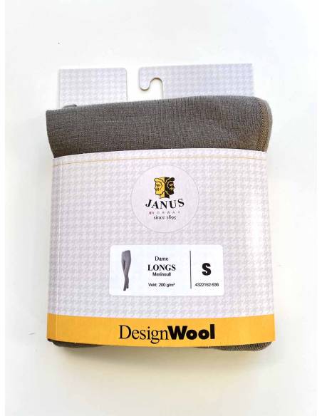 Woman grey Merino Wool leggings