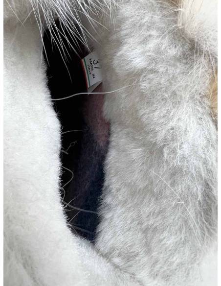 Ethnic white fur women’s boots - Olang ARTIK T38