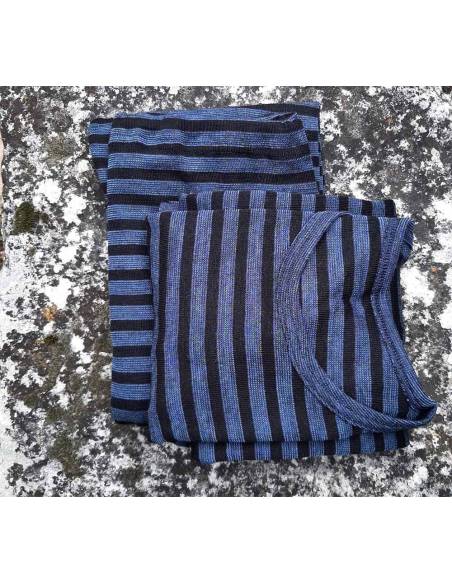 childrens' Shirt striped in  Wool and Silk long sleeves