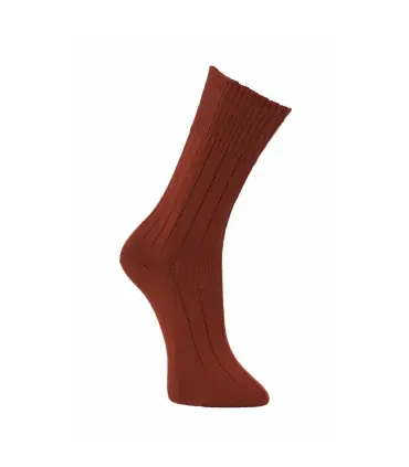 Socks grey khaki 40% wool non comprimantes