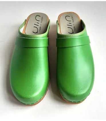 Damen Schwedische Holzschuhe clogs und Leder
