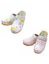 Damen Schwedische Holzschuhe und Leder