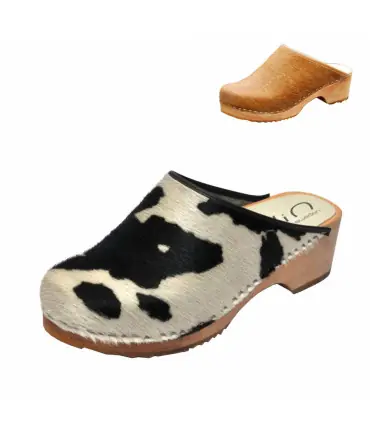 Cowhide clogs online