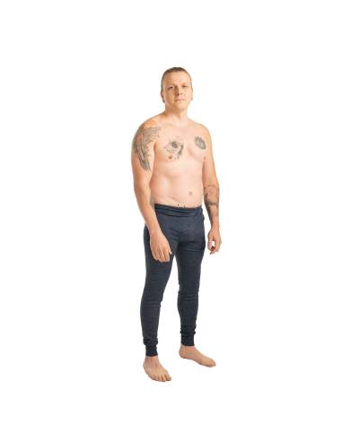 Herren Hose Long aus Wolle und Seide