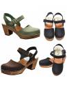Schwedische Holz und nubuk Leder hochhackigen Schuh-Oberteile und Bräute Damen