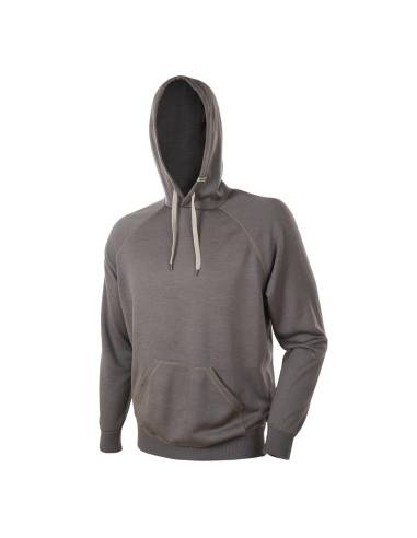 Hoodie pure merinowool sport sweater black or orange