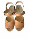Swedish wooden clogs in varnish leather