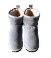 Women's mini boots in genuine lambskin