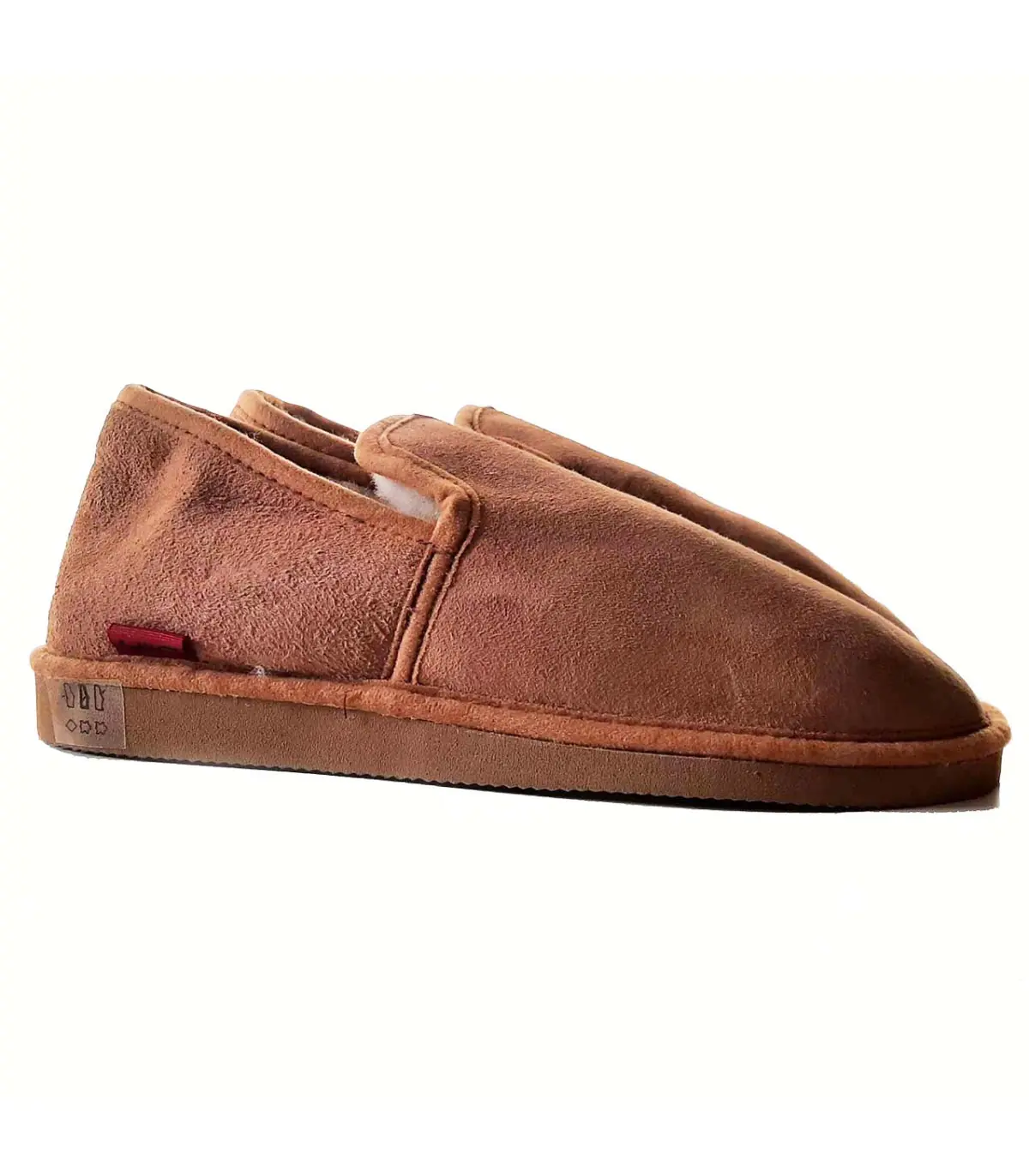 Chaussons en peau d agneau v ritable chauds pour femme et homme